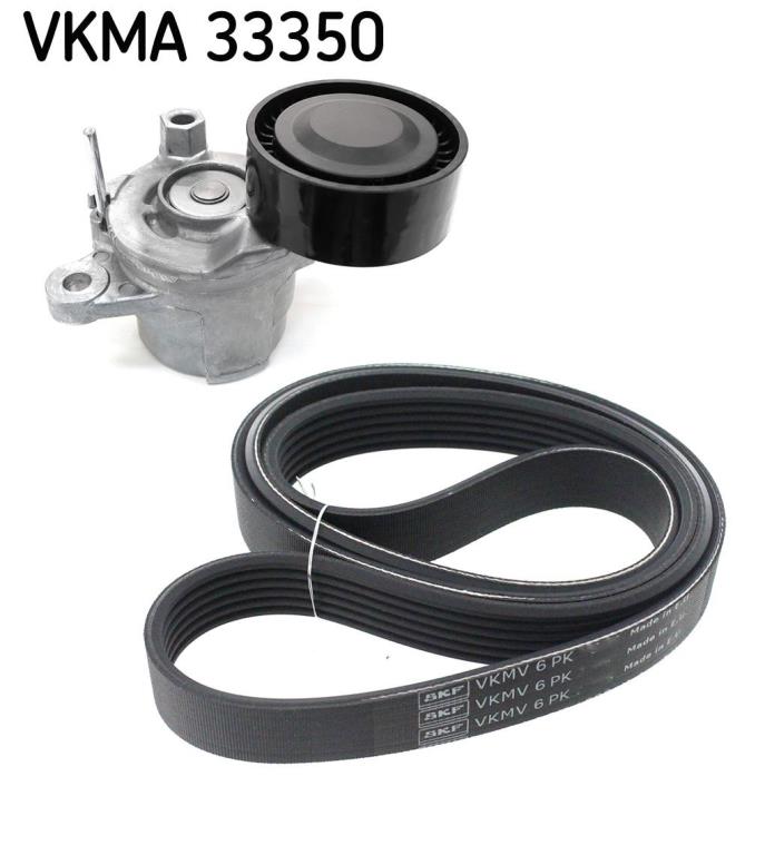 Kit de courroie d'accessoire (Courroie d’alternateur) SKF ref. VKMA 33350